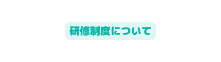 研修制度について